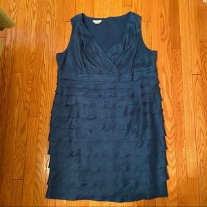 Shimmery Blue Cocktail Dress